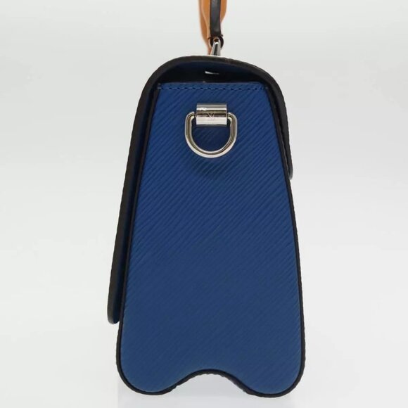 LOUIS VUITTON Epi Peace Love Twist MM Hand Bag Red Blue - Picture 12 of 16